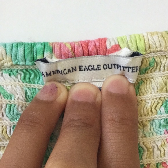 Tropical Style Crop Top by American Outfitters - Picture 3 of 3